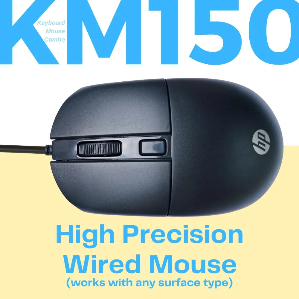 HP USB Keyboard Mouse Combo KM150 view 4